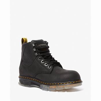 Dr Martens Férfi Britton Steel Toe Munkavédelmi Bakancs Fekete